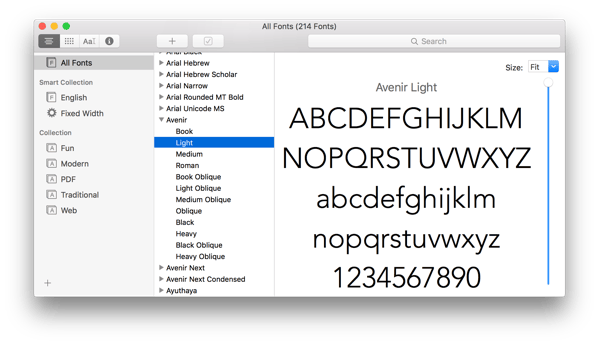 10-11-El-Capitan-Font-Book