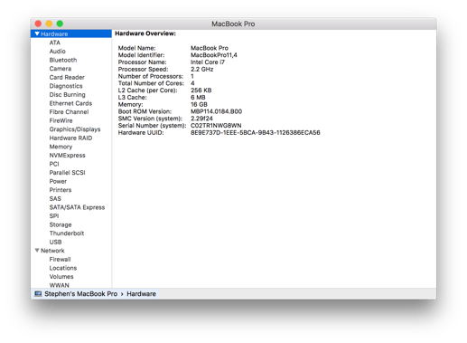 10-11-El-Capitan-System-Information