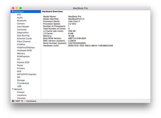 10-13-High-Sierra-System-Information