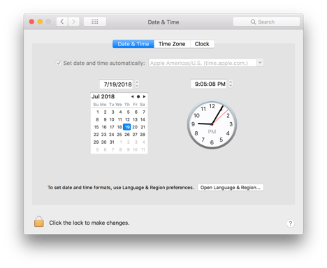 10-13-High-Sierra-System-Preferences-Date-and-Time