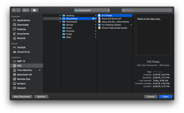 10-14-Mojave-Dark-Finder-Open-Local