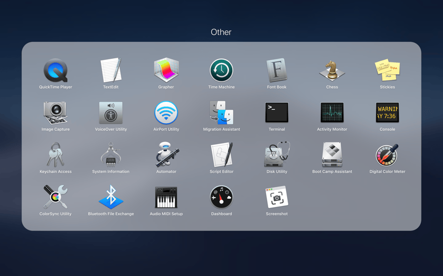10-14-Mojave-Dark-Launchpad-Folder