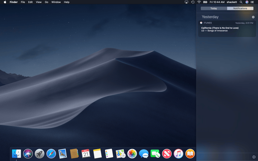 10-14-Mojave-Dark-Notification-Center-Notifications