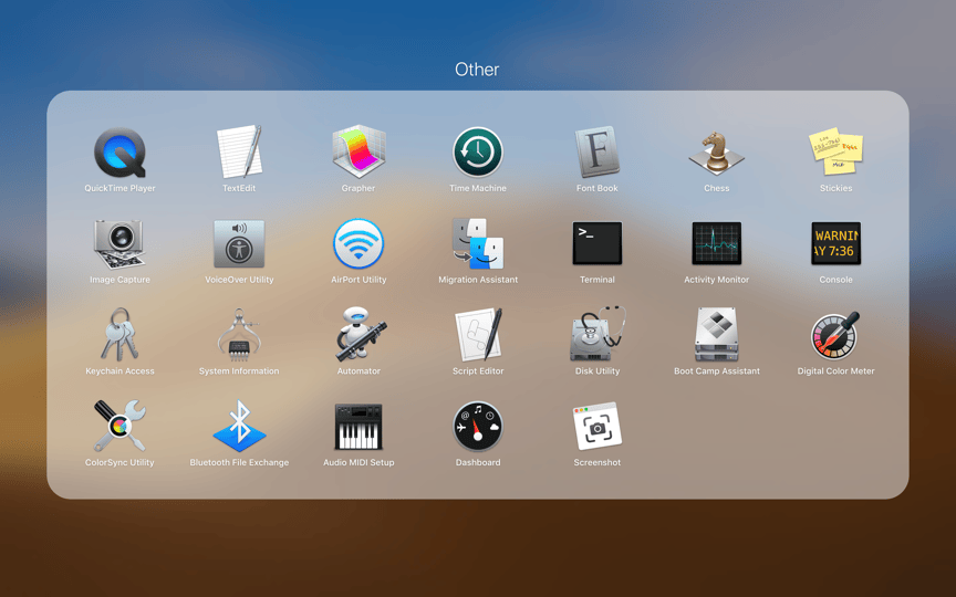10-14-Mojave-Light-Launchpad-Folder