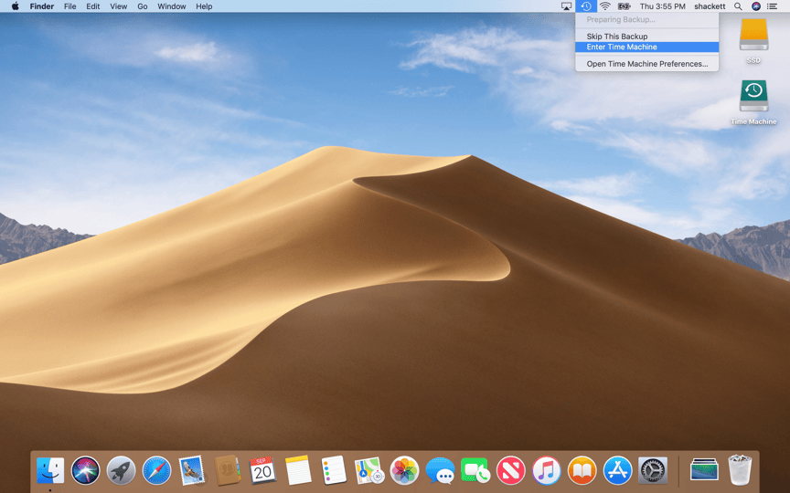 10-14-Mojave-Light-Time-Machine-Menu