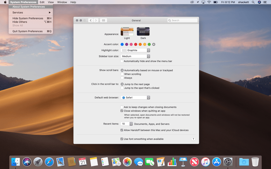 Mojave-Theme-Light-Graphite