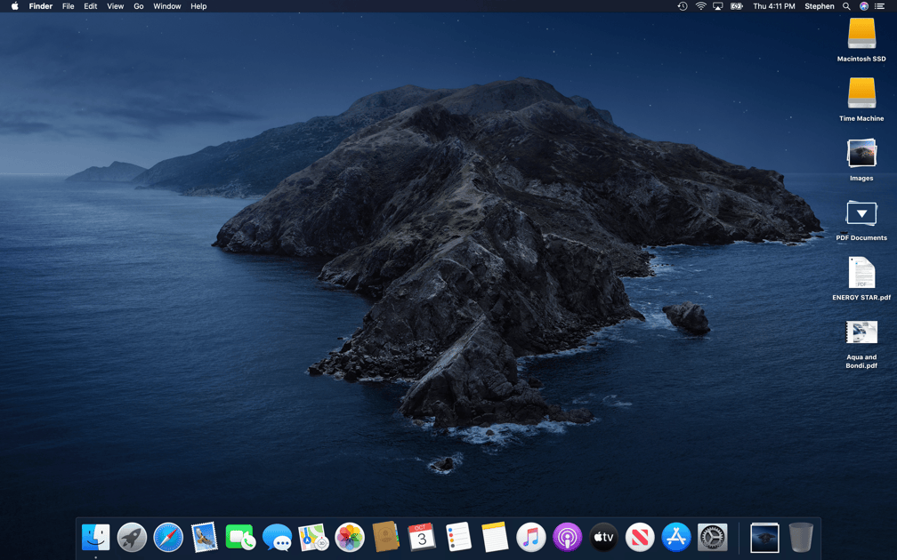 10-15-Catalina-Dark-Desktop-Stacks