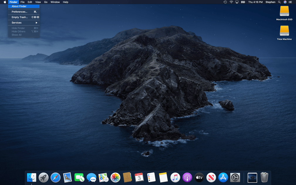 10-15-Catalina-Dark-Finder-Menu