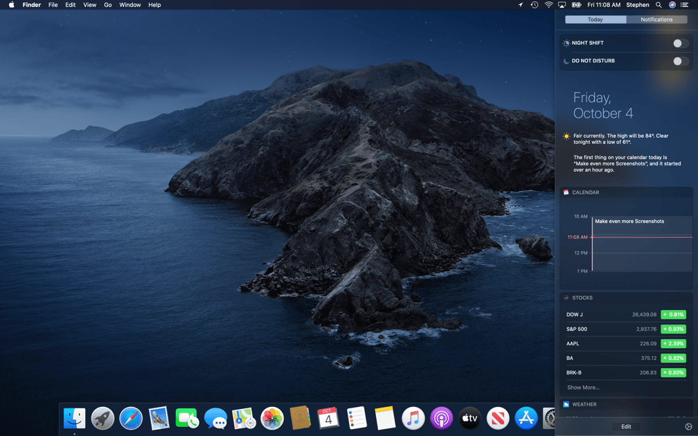 10-15-Catalina-Dark-Notification-Center-Today