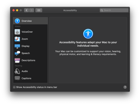 10-15-Catalina-Dark-System-Preferences-Accessibility
