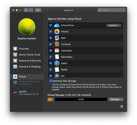 10-15-Catalina-Dark-System-Preferences-Apple-ID