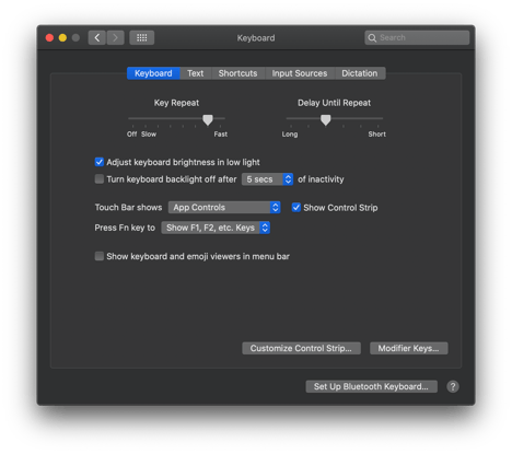 10-15-Catalina-Dark-System-Preferences-Keyboard