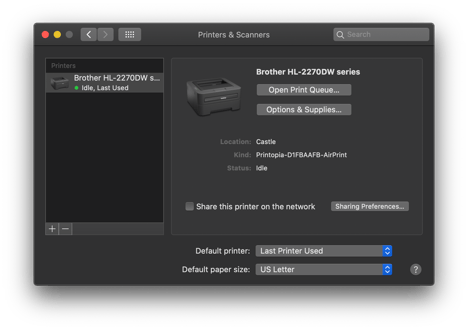 10-15-Catalina-Dark-System-Preferences-Printers-and-Scanners