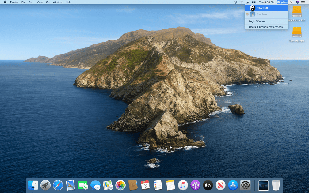 10-15-Catalina-Light-Fast-User-Switching-Menu