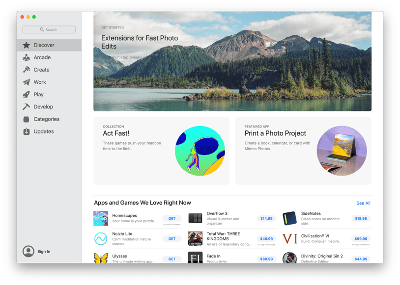 10-15-Catalina-Light-Mac-App-Store