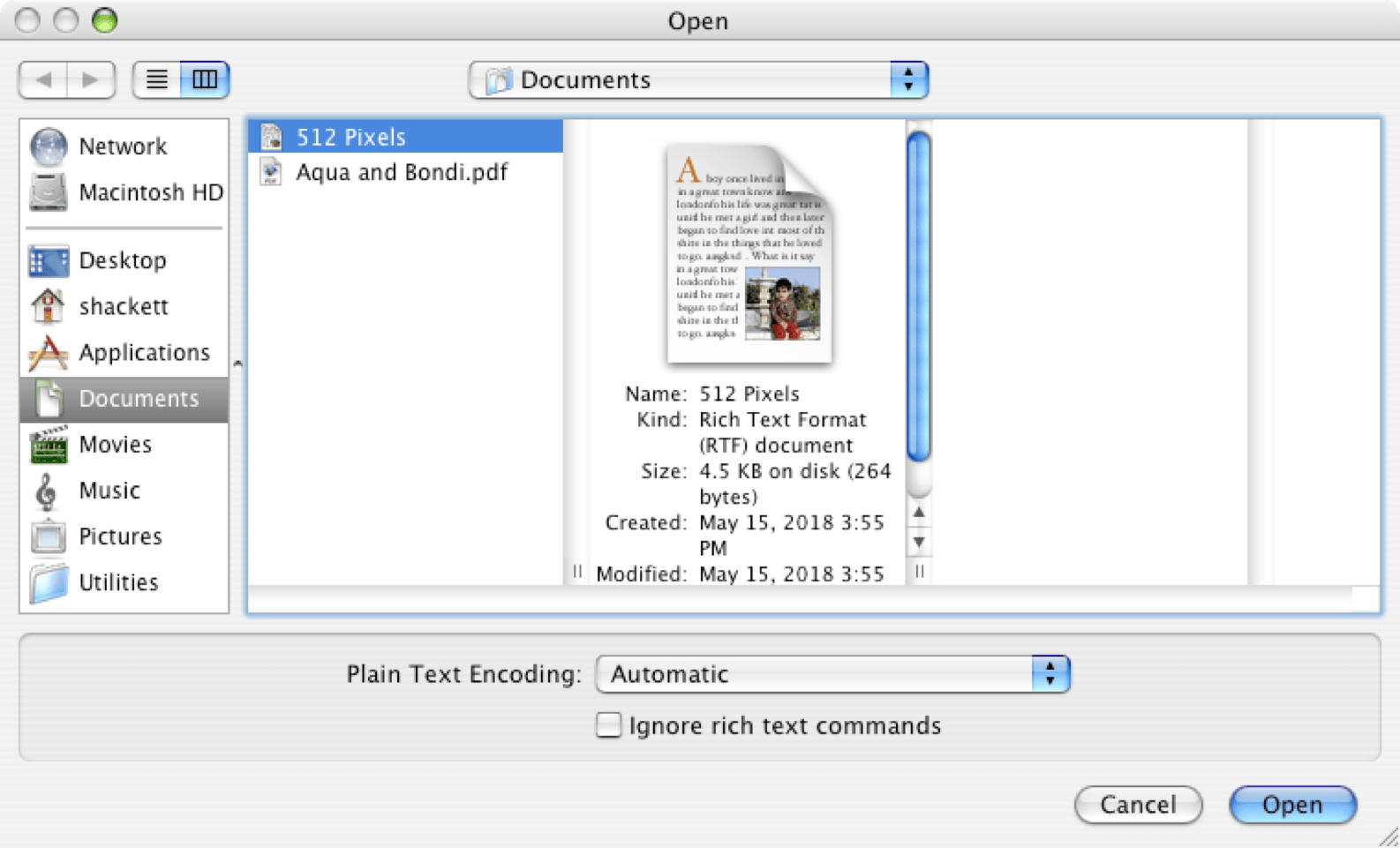 10-3-Panther-TextEdit-File-Open