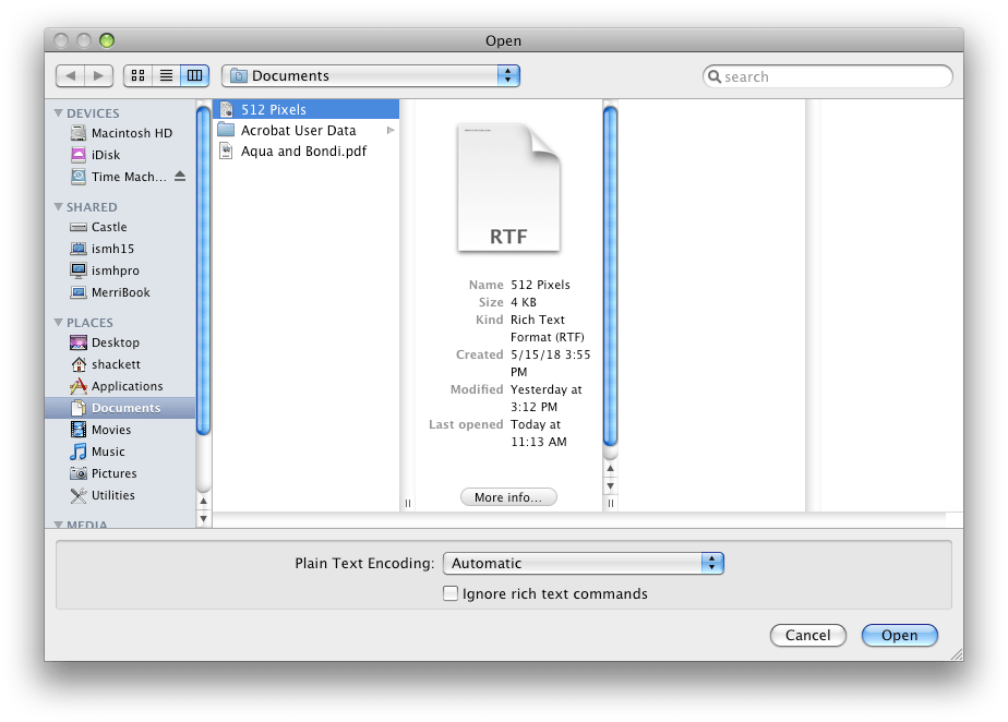 10-5-Leopard-TextEdit-File-Open