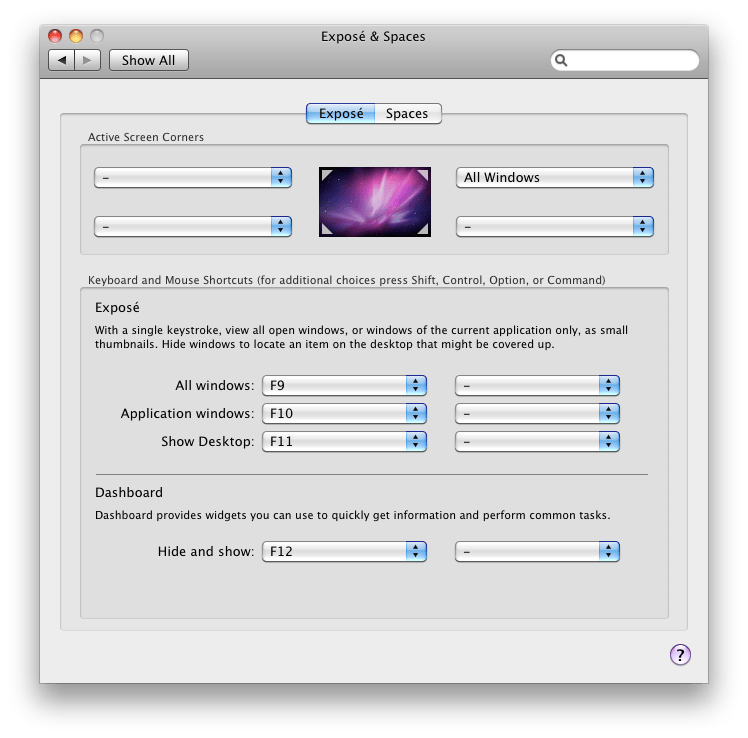 10-6-Snow-Leopard-System-Preferences-Expose-and-Spaces