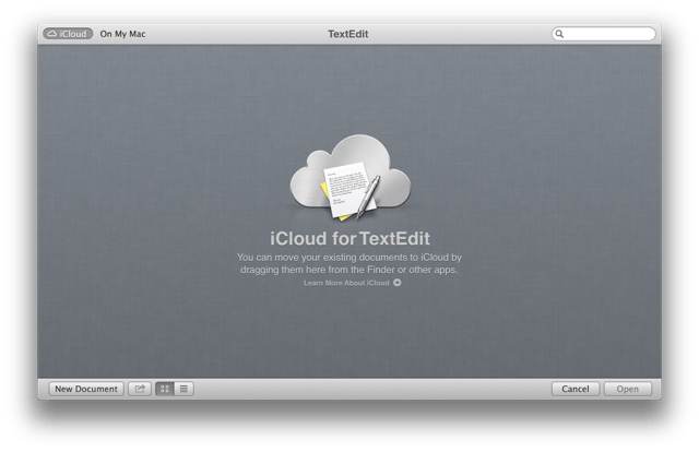 10-8-Mountain-Lion-TextEdit-Open-iCloud