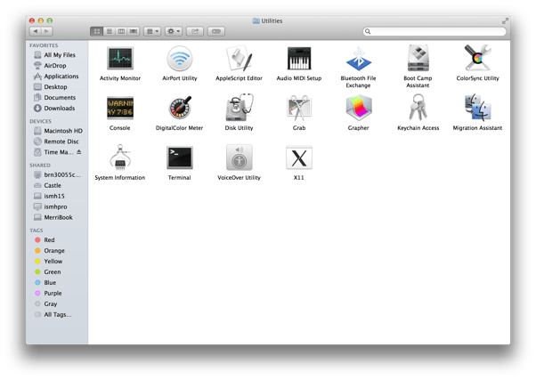 10-9-Mavericks-Applications-Utilities