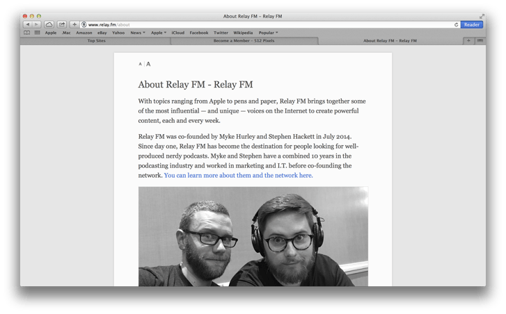 10-9-Mavericks-Safari-v7-Reader