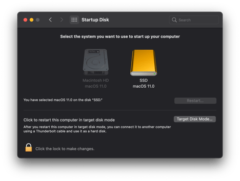 Big-Sur-Dark-System-Preferences-Startup-Disk