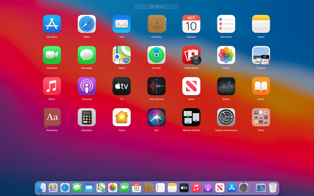 Big-Sur-Launchpad
