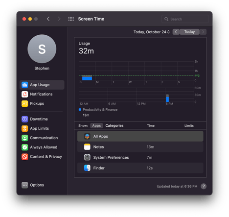 Monterey-Dark-SysPrefs-18-Screen-Time