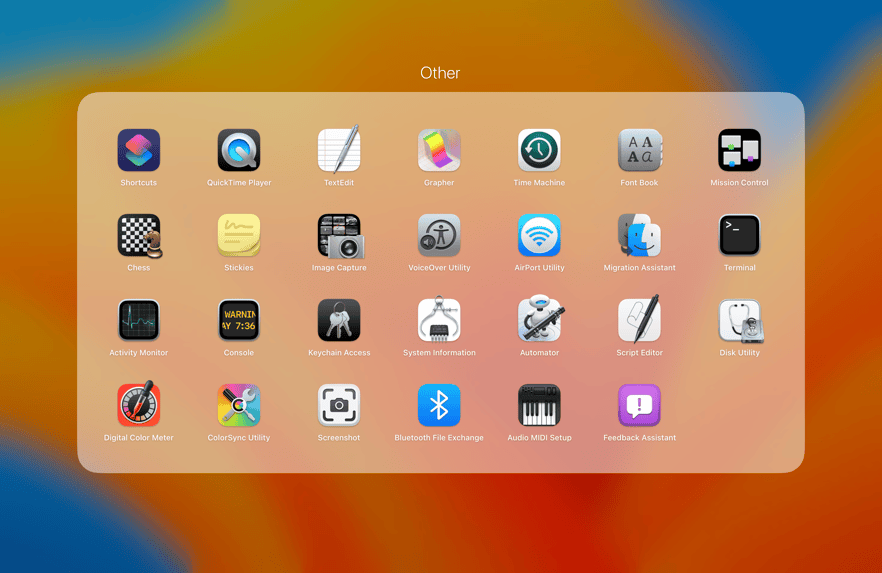 Ventura-Launchpad-Folder