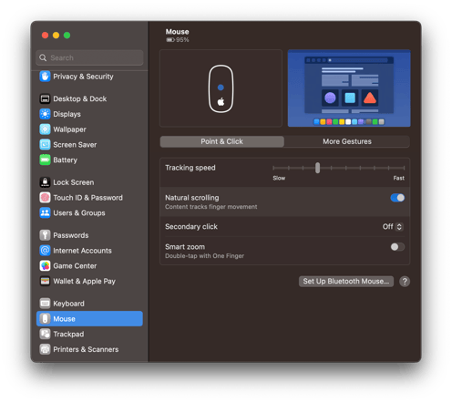 Ventura-Settings-Dark-Mouse