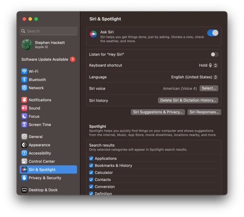 Ventura-Settings-Dark-Siri-Spotlight