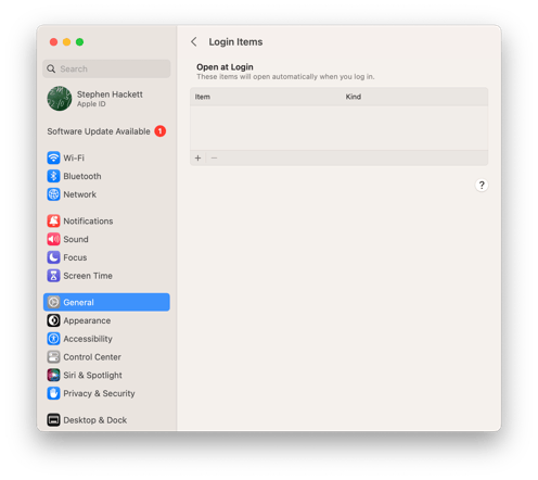 Ventura-Settings-Light-General-Login-Items