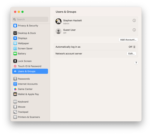 Ventura-Settings-Light-Users-Groups