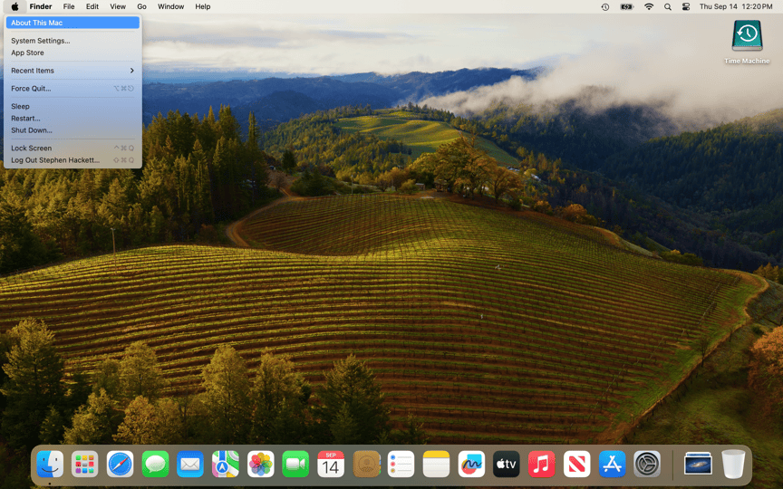 Sonoma-Apple-Menu