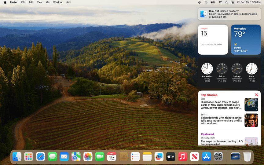 Sonoma-Notification Center