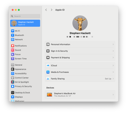 Sonoma-Settings-Apple-ID