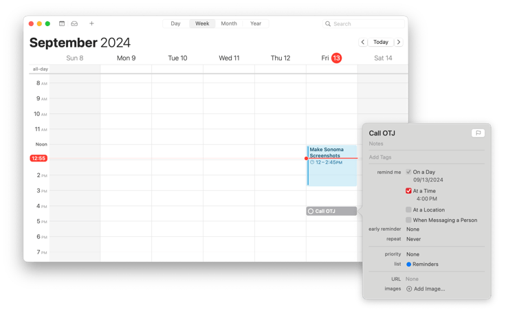 Sequoia-Calendar