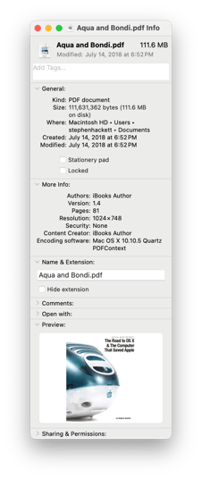 Sequoia-Finder-Get-Info