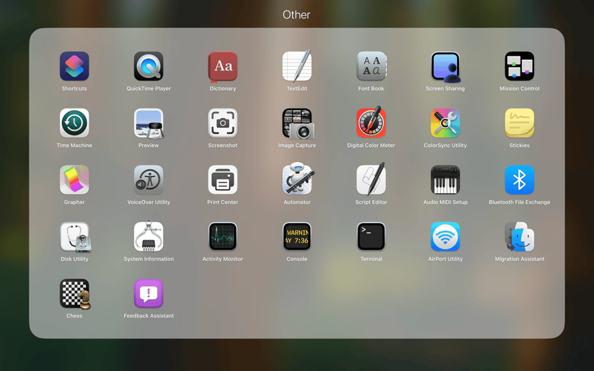 Sequoia-Launchpad-Folder