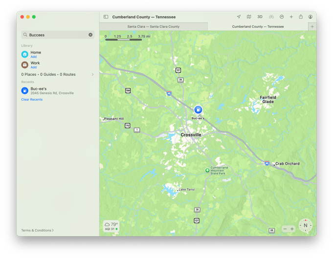 Sequoia-Maps