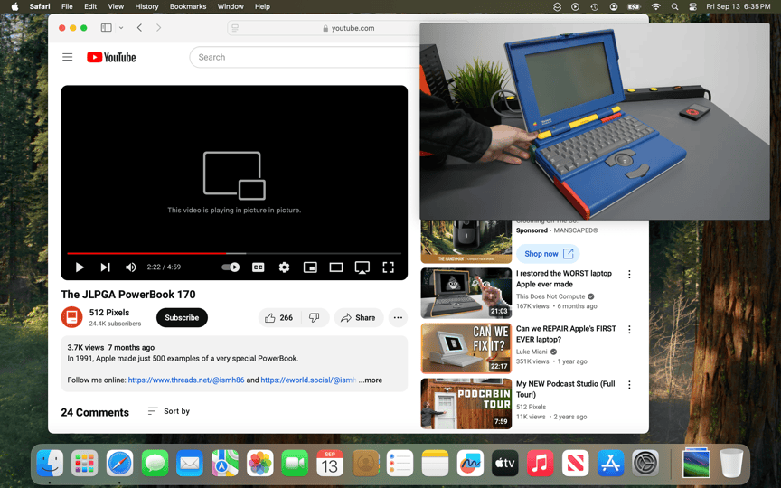 Sequoia-Safari-v18-Picture-in-Picture