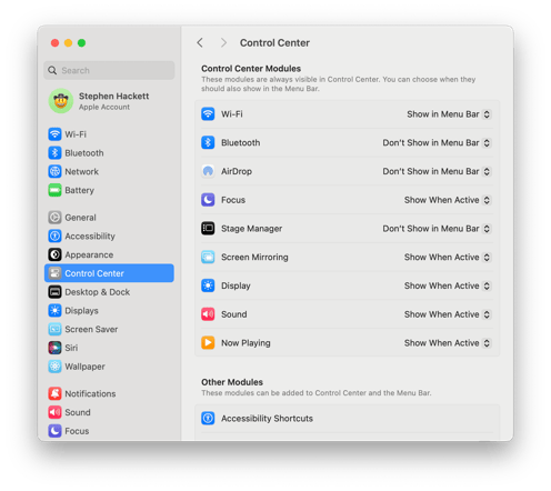 Sequoia-Settings-Control-Center