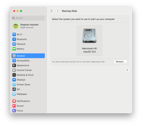 Sequoia-Settings-General-Startup-Disk