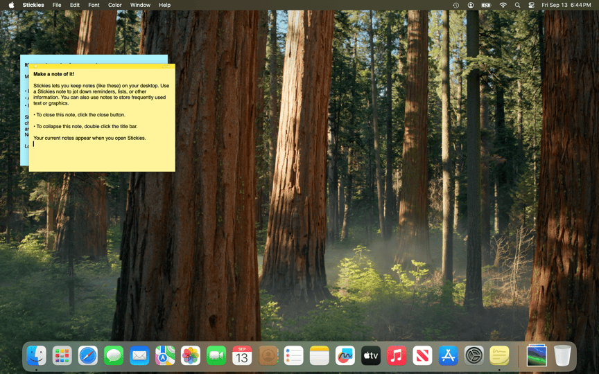 Sequoia-Stickies