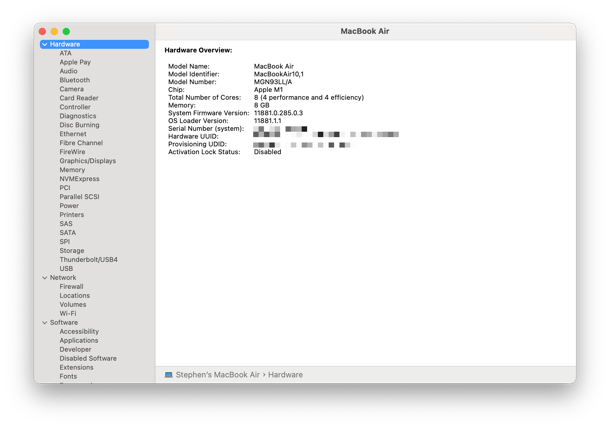 Sequoia-System-Information