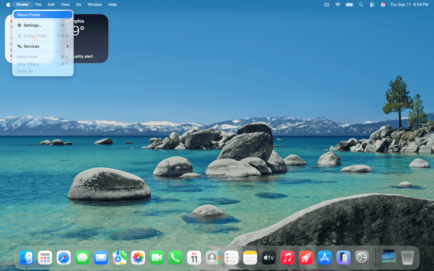 26-Tahoe-Finder Menu