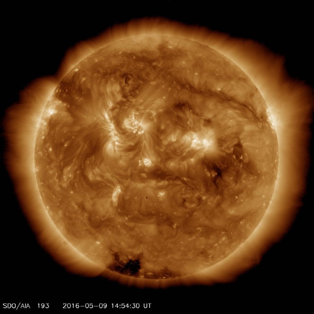 Mercury in transit across the sun