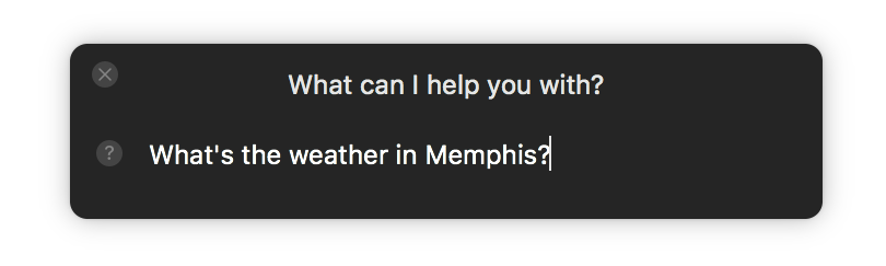 Siri-typing