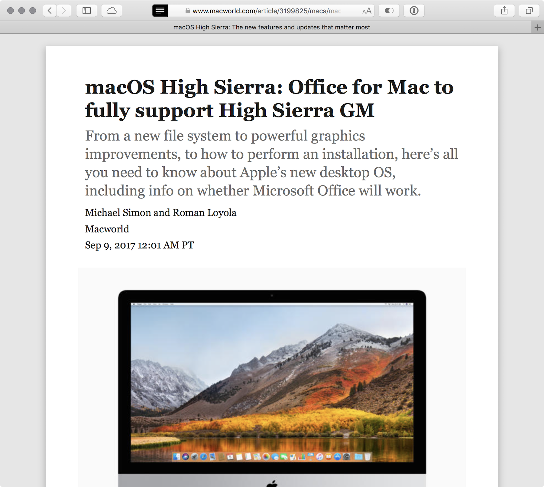 Reader Mode