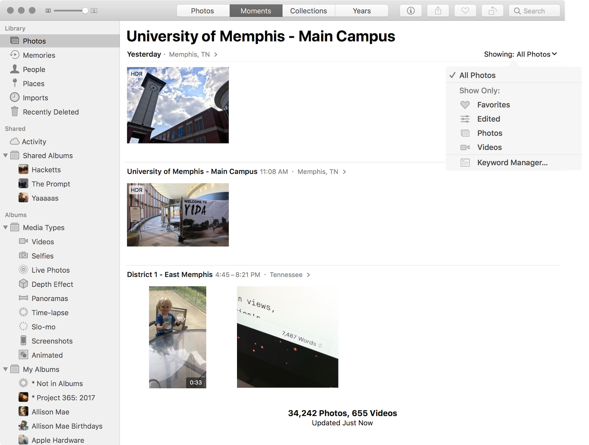 Updated Photos UI